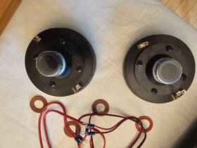 160708k-52 Klipsch K-52 Midrange Drivers Oem Pair From Klf-30 Fully Functional