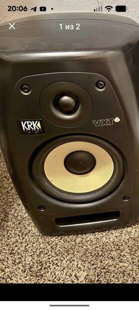 Krk Systems Twtk00019 Vxt6 Twk25b Tweeter Pair 8 Ohm - One Working Bad For Parts Repair