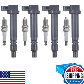 Ksu B0dnynv7l3 Ignition Coil Pack Spark Plug Compatible Toyota Tacoma 2.7l L4 2000-2004