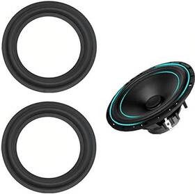 Linalife 744110435269 2pcs 8 Inch Speaker Foam Surround Repair Kit Rubber Edge Rings Replacement