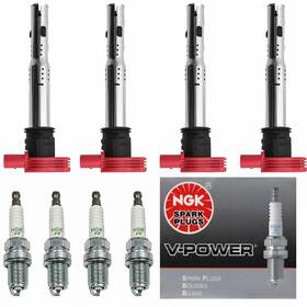 Mck B0927xcnxw Ignition Coil Packs Uf529 Ngk V-power Spark Plugs 4644 Replacement For Vw