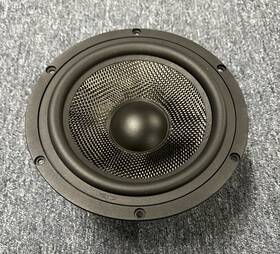55-3550 Mcm 550164 8 Inch 8-ohm Woofer #55-3550 Carbon Fiber Cone A Rubber Surround