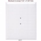 Md-st-iws-cvr Plasticovers Medium In-wall Speaker Hole Cover Plate Each 851176005067