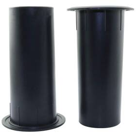 Meetoot Scptube-50x120-2-re 2pcs Speaker Pilot Hole Outlet 50x120mm Cabinet Port Tube Portable Home Car