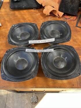 1-miller Miller & Kreisel M&k 801218 And 17012 5 1/4 Inch 8 Ohm Speaker Woofer Driver 550 750 Clean
