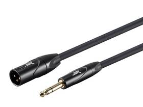 18814 Monoprice - Stage Right By 6ft Xlr Male To 1/4inch Trs