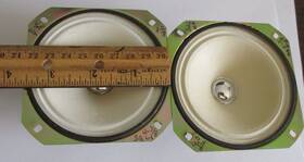 05-17279 Morse / Electrophonic 3.5 Inch Tweeters - A Deep Pair 8 Ohm 10wp Pull Precision Speaker