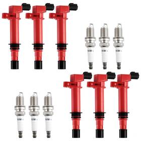 Nextirrer B0cdkpkf9y Ignition Coil Iridium Spark Plug Pack Of 6 Compatible Dodge Ram Nitro