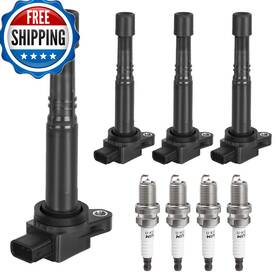 B0c8nd2ml1 Npauto Ignition Coil Pack Spark Plugs Fit For L4 2.0 2.4 Honda Crv Accord
