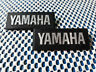 Ns-25t Yamaha Pair Of Metal Speaker Badges Each Measures Approximately