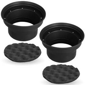 Xbaf8 Nvx 8 Inch Silicone Speaker Baffles 2pc Universal With Foam Base Pad - Open Box