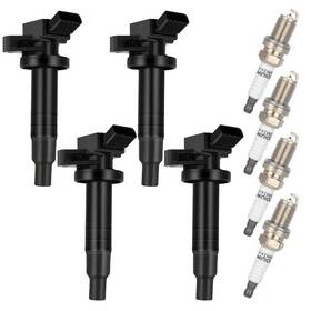 Ocpty B0c7qx6fd7 Ignition Coil Pack And Spark Plugs Fits 1999-2002 For Chevrolet Prizm