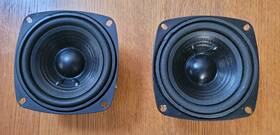 Sk-41 Onkyo Sk41 Midrange Speakers 4 Inch Removed From Pair . Tested Works