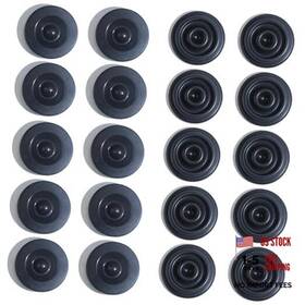 Ozisens Ymqc0007-20 20pcs Trailer Hub Grease Dust Cap Rubber Plugs Axle Bearing