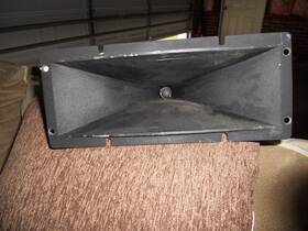 P.audio 672299856875 Aluminum Tweeter Horn 10.5 Inch X 4.5 P