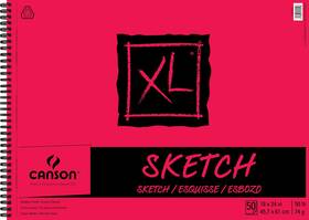 5a002zy0-1h1f6 Pacon Canson Xl Sketch Pad 18 Inch X24 -wire Bound 50 Sheets -