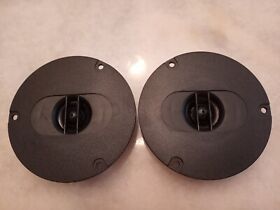 120058p Pair Audax Dw94c 4 Ohm 3/4inch Polymer Dome Tweeters Round New .75 Inch
