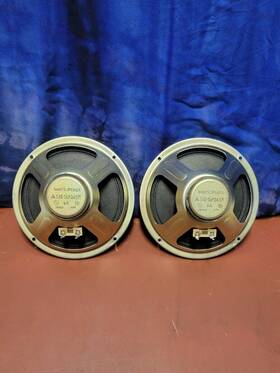 Eas-16p24sk Panasonic Vtg 6.5 Ceramic Speaker Pair 6 Ohm 10 Watt Japan Precision Device Spkr