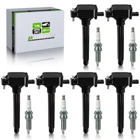 Partszen B0cdlw64d1 Uf648 Ignition Coils Pack 93175 Spark Plugs For Chrysler 200 300 Town