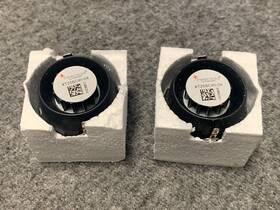 Xt25sc40-04 Peerless Lot Of 2 1 Inch Ring Radiator Xt Tweeter 4 Ohm