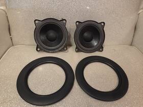Fb821 Philips 4062/sq Pair Of Midrange Speakers / Ad 4062 Sq8 Dc/ 8 Ohm