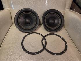 Fb821 Philips 70604/w15dc Pair Of Woofer Speakers / 00 15 Ohm
