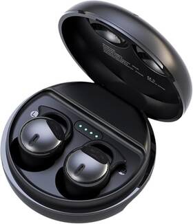 Piegricdiat 738253224637 Wireless Earbuds Ai Translation Earphone Language Translator Black