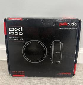 Dxi-1000 Polk Audio Nos Dxi 1000 1 Inch Tweeters New Old Stock Marine Certified