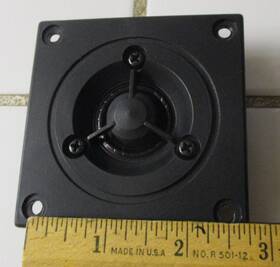 K01878626 Polk Audio M4 Tweeter With Gasket Monitor Series 4 Pull Has 3-1/8 Inch Sq Flange