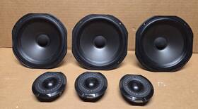 Mw7006 Polk Audio Sl5006 Vintage Lot Of 6 And Speaker Subs Tweeters
