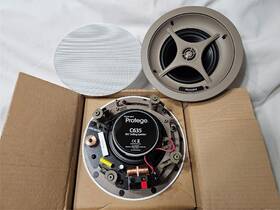 C635 Proficient Audio 664254999772 1 Pair New Protege 6.5 Inch Ceiling Speakers 100 Watt