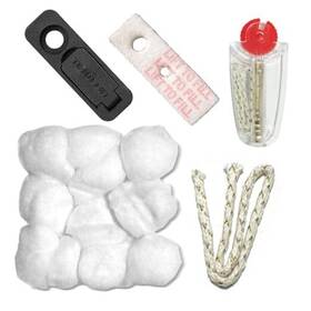 Pulide 724164023223 Consumption Supplies Package For Petrol Fuel Lighter Universal