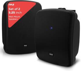Pdwr54btb Pyle 5.25 Inch 2 Way Waterproof Wireless Bluetooth Dual Speakers Hd Grill Cabinet