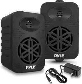 Pdwrbt56bk Pyle Pyleusa Bluetooth Speakers Pair 500 Watt Dual Waterproof 5.25 Inch 2-way Full Range