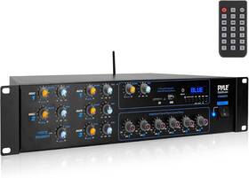 Pt6000ch Pyle Wireless Bluetooth Power Amplifier System 4200w 6ch Powered Rack Mount