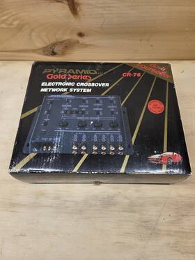 Cr-76 Pyramid Cr76 Gold Series Nos Minty Old School Crossover Network System Rare
