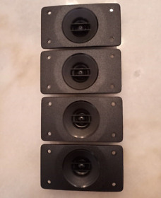 Dw6x11c Qty4 Audax 3/4inch 4 Ohm Polymer Dome Tweeters Rectangular New .75 Inch