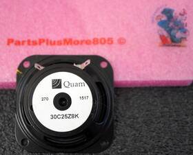 30c25z8k Quam 8 Ohm 4w 3 Inch Speaker /aluminium Grill Cover Nice
