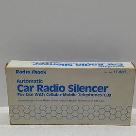 17-801 Radio Shack Car Silencer Universal For Cellular Phones And Cbs
