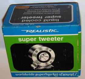 40-1310a Radio Shack/realistic Unused Liquid Cooled Super Tweeter Japan/speaker