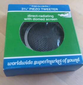 Realistic3 Radioshack 40-1382 3/4 Inch Piezo Tweeter Radio Shack