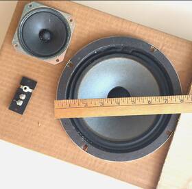 40-1306 Realistic High Fidelity Speakers Component Speaker Sets 2 Nos Open Boxes