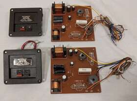 40-4032a Realistic Pair Optimus Crossover And Jack Plate From Mach Two Speakers