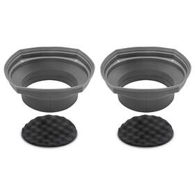 Spb69 Recoil Foldable Silicone 6x9 Inch Universal Car Speaker Baffle Gray