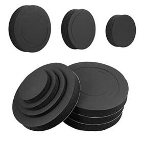 Rendian 788807309518 6 Inch 6.5 6.75 Car Speaker Foam Rings Universal Self Adhesive Three Ring