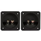 Rgt-6000-2 Goldwood Electronics Sound Speaker Box Terminal Cups Square Power Plates