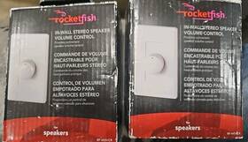 Rocketfish 600603126321 Rf-wsvcr In Wall Speaker Volume Control 2 Pack Brand New Free Shippin