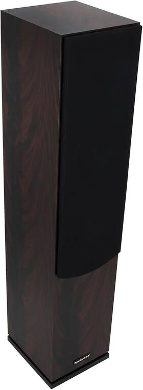 Lux-65 Rockville Lux 654 Dark Wood Dual 6.5 Inch Home Theater Stereo Tower Speaker 160w