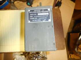 Am-6747 S.w. Electronics & Mfgr Am-6747/v Audio Frequency Amplifier Loud Speaker 24vdc