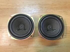 77d2g44-1 Samco 3 Inch Full Range Magnetically Sheilded Speakers Replace/project Use
